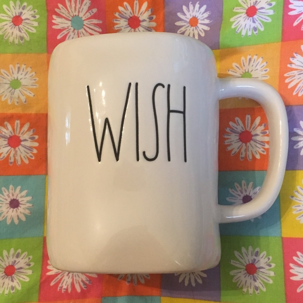Rae Dunn Wish mug EUC